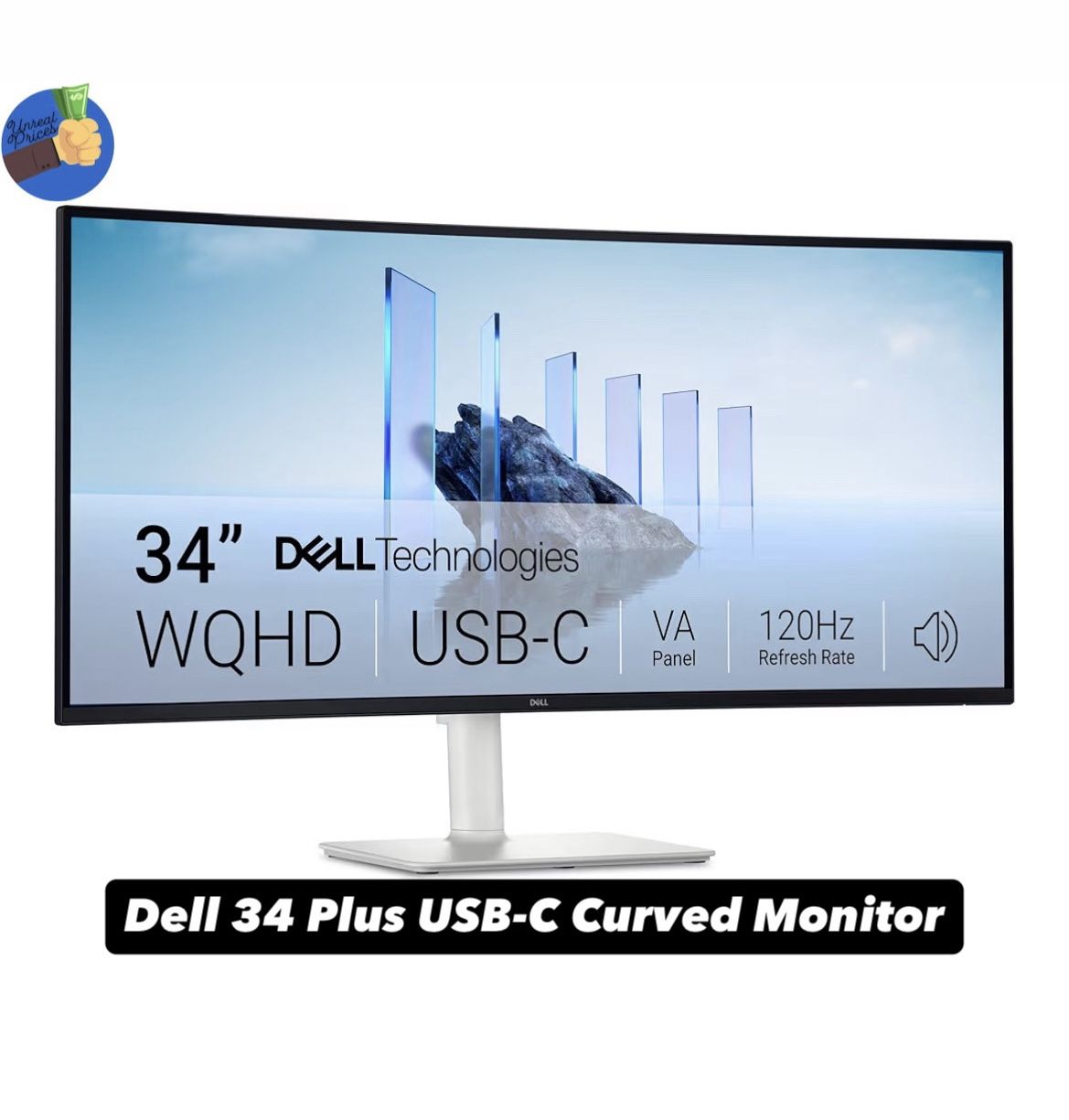 Dell 34 Plus USB-C Curved Monitor🖥️