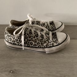 Size 2 Converse Cheetah Print