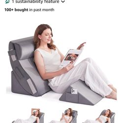 Orthopedic Bed Wedge Pillow Set (used )