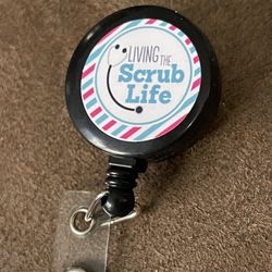 Living The Scrub Life Badge