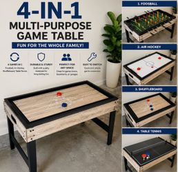 4-in-1 Game Table