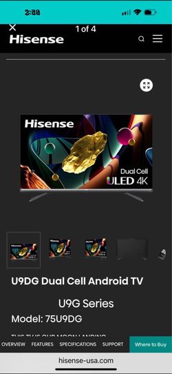 Hisense 75 and 85’ TV