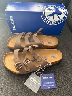 Birkenstock Unisex Florida Soft Footbed Birkibuc Mocha (41 EU)