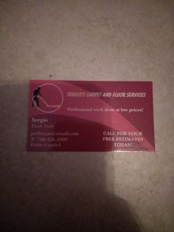 Carpet and floor cleaning