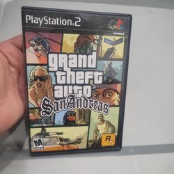 PLAYSTATION 2 GTA SAN ANDREAS CIB WITH CASE AND MANUALS INCLUDED 
