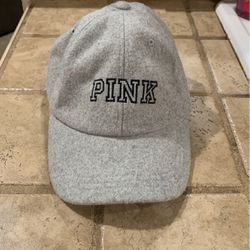 Grey PINK Hat