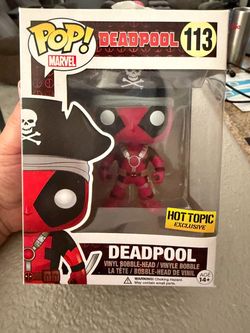 Funko Pop Marvel Deadpool #113 Hot Topic Exclusive Vinyl Bobble-Head