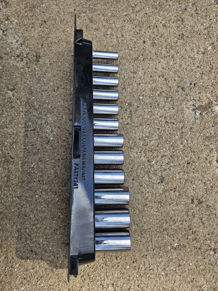 SnapOn Metric Deep 3/8 Socket Set