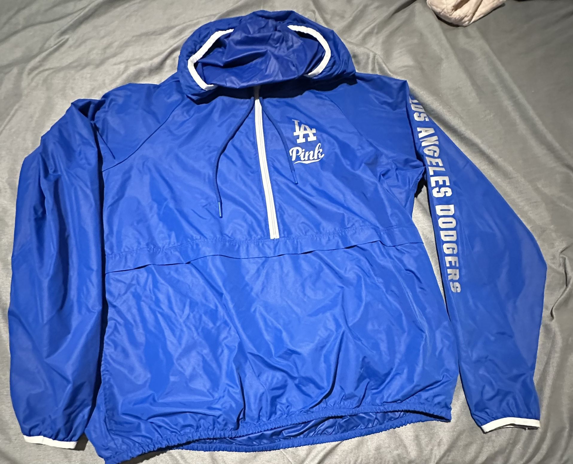 Pink By Victoria Secret Los Angeles Dodgers Windbreaker 