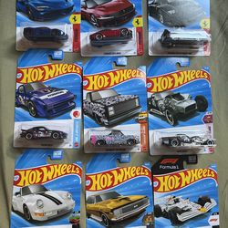 Hot Wheels 9 car set