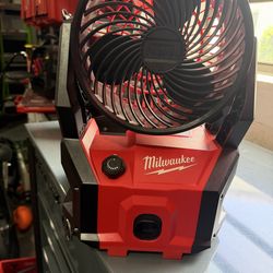 Milwaukee pack out fan