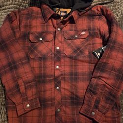 Dickies Hooded Insulated Flannel Size 2XL $30