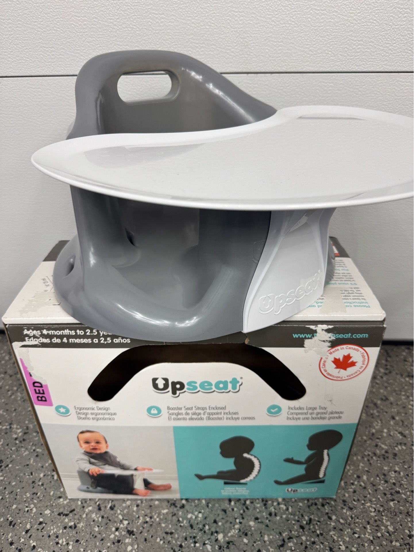 Upseat Baby Floor & Booster Seat with Tray