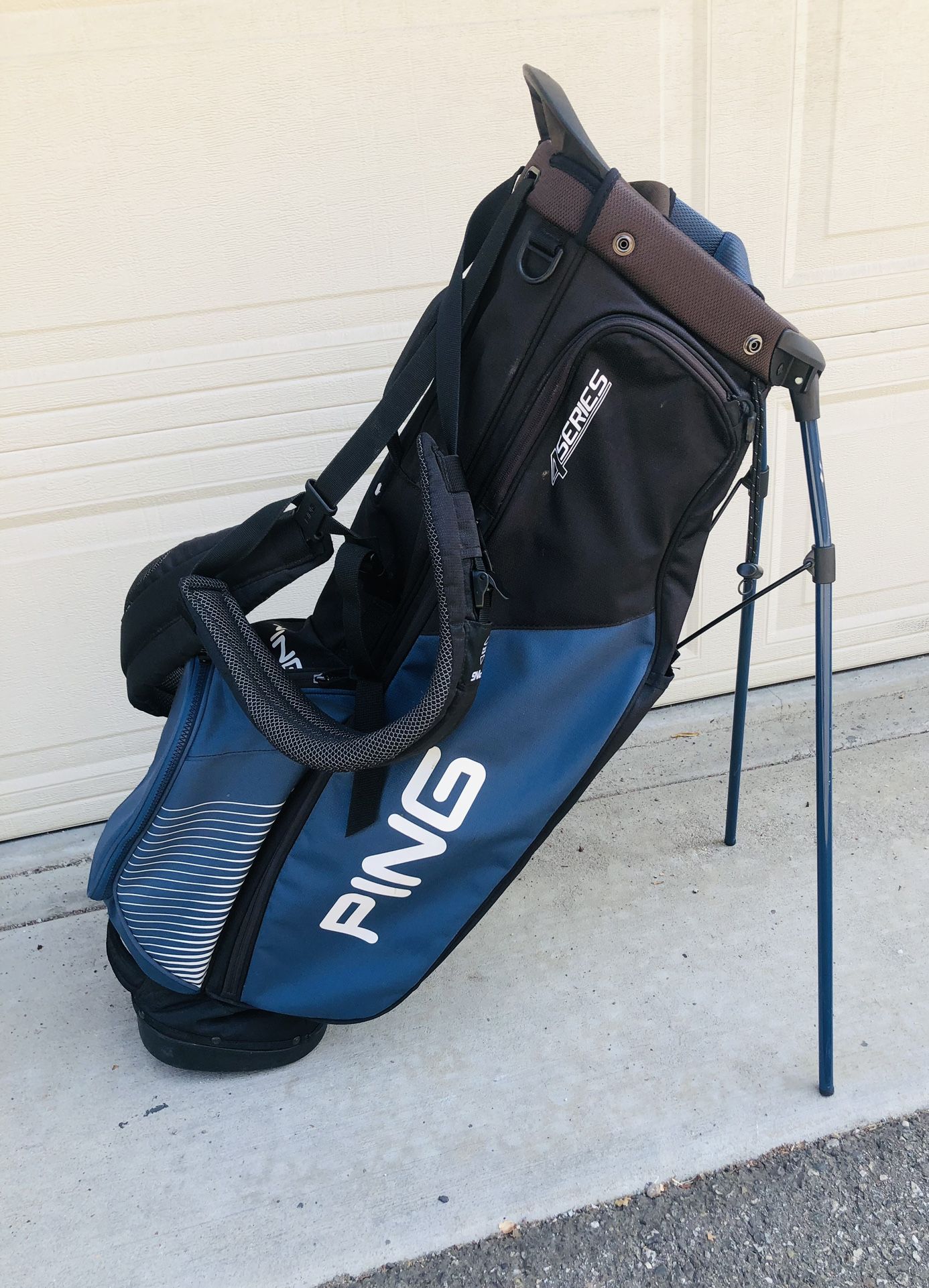 Ping 4 Series Golf Stand Bag 4 Way Divider with Shoulder Strapsk