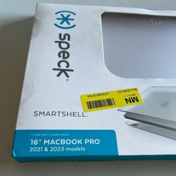 Speck - Smartshell Case for Macbook Pro 16" M1/M2/M3 (2021-2023) - Clear