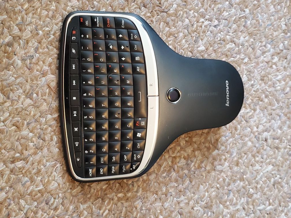 LENOVO N5902 enhanced wireless multimedia remote with backlit keyboard. Mouse & keyboard