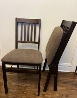 3 folding chairs $20each