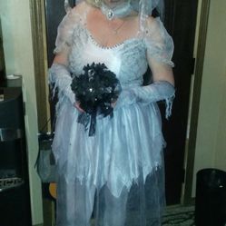 Dead Bride Halloween Costume Women’s Extra Large