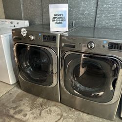 29 WIDE LG FRONT LOAD WASHER AND GAS DRYER 