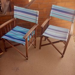 Foldable Oatio Wood Chairs