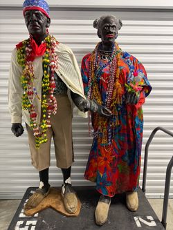 Life-Size Santeria Orisha Statue Pair