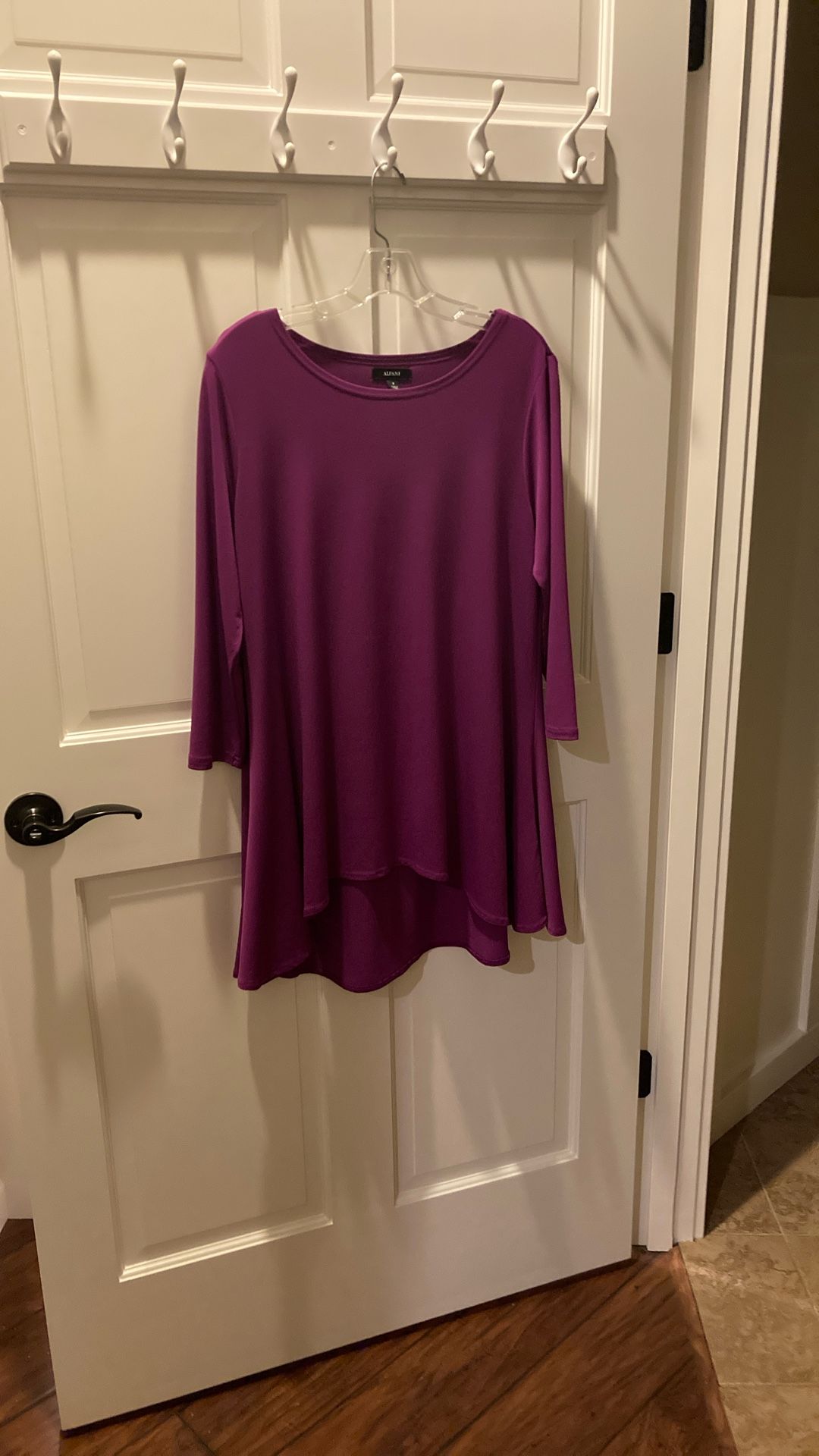 Alfani Ladies Top Sz M