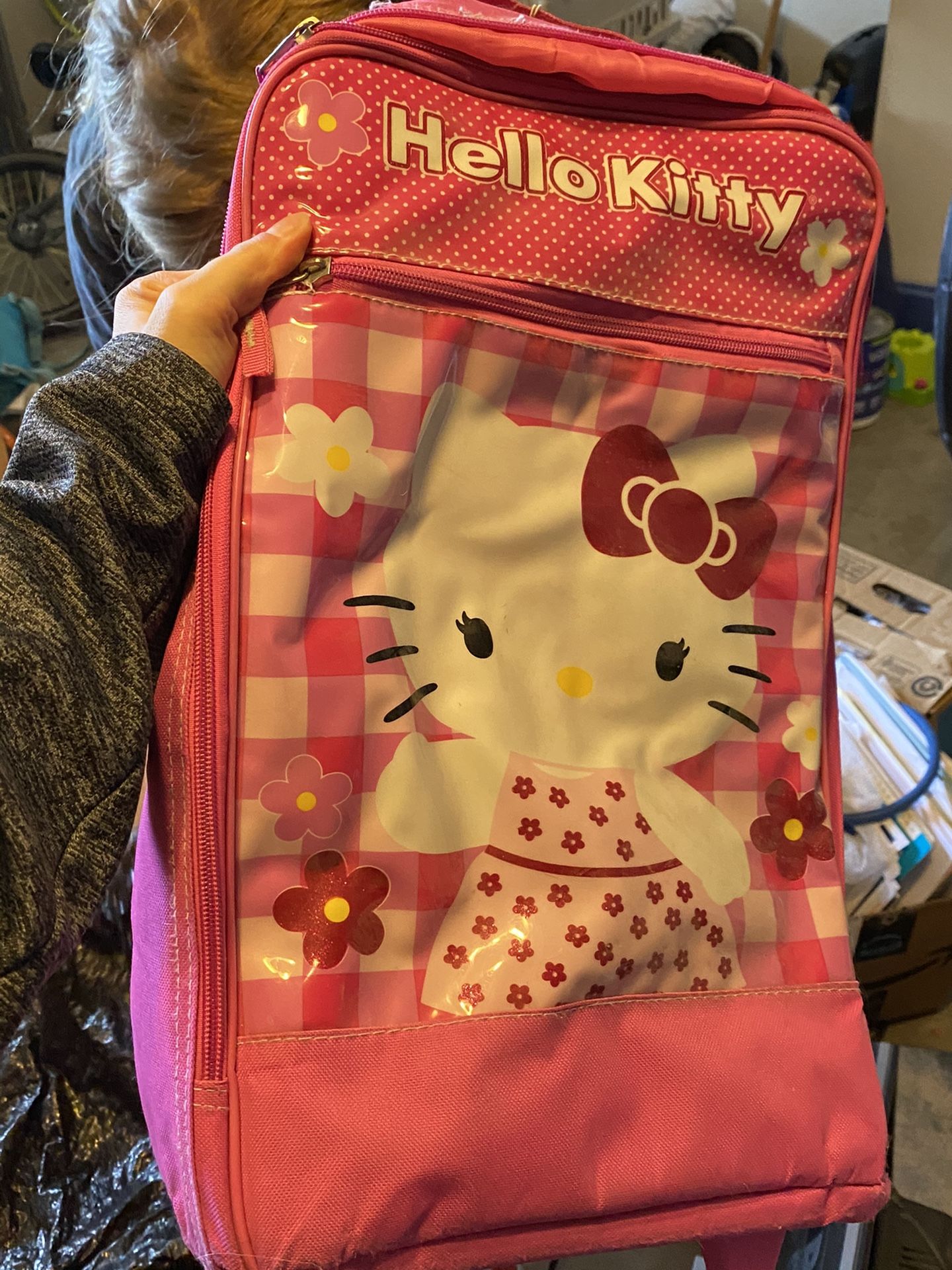 Girls Hello Kitty Rolling Suitcase