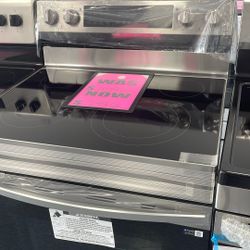 New Scratch And Dent Samsung Glass Top Stainless Steel Range. 1 Year Manufacturing Warranty 