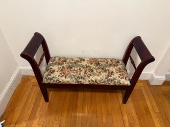 Antique Vintage Entryway Bedside Bench
