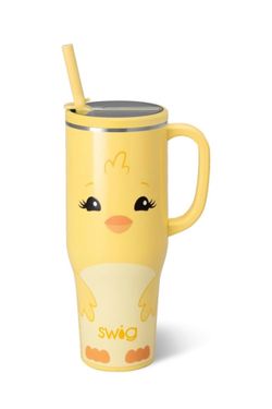 Swig life 40oz mega mug- spring chick