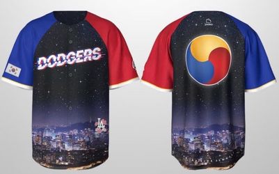 LA Dodgers Korean Heritage Night Baseball Jersey