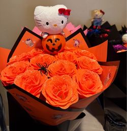 Spooky bouquets🎃🎃🎃👻👻👻🧡🖤🧡👻🎃🎃🧡