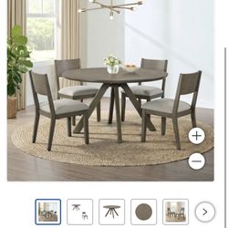 5 Pieces Dining Table 