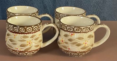 Set of 4 Temptations Coffee Cups