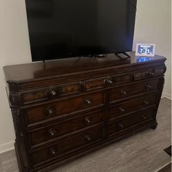 Dark Wood Dresser