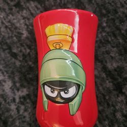 RARE Marvin the Martian Xpres Red Ceramic Tumbler Cup 2000