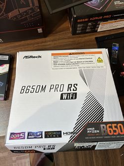 New AsRock B650M Pro RS WiFi Mothetboard AM5