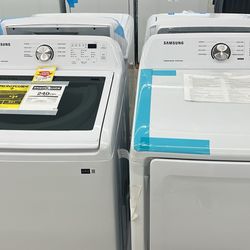 New Samsung Washer And Dryer - Financing With $53 Down Payment 