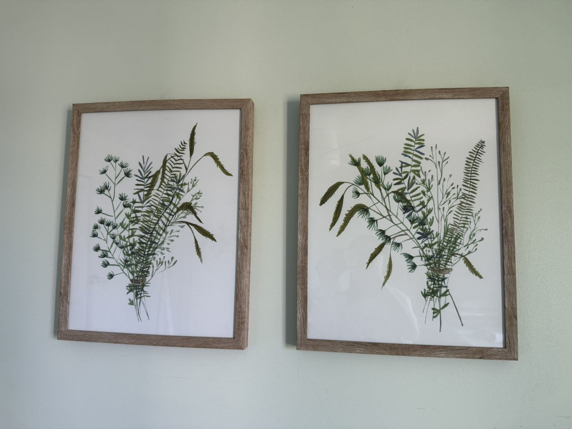 Set of 2 Art Canvas Decor with Frames