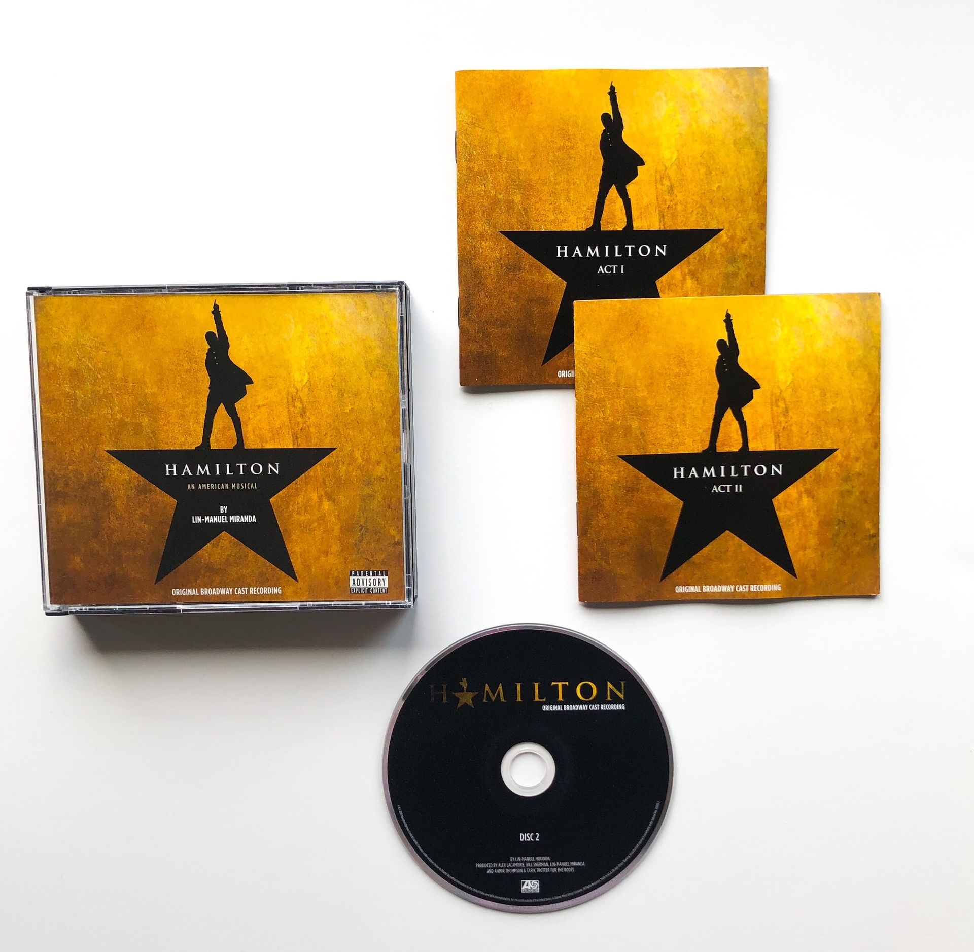Original Broadway Hamilton Cast Recording (Act 2 CD ONLY)