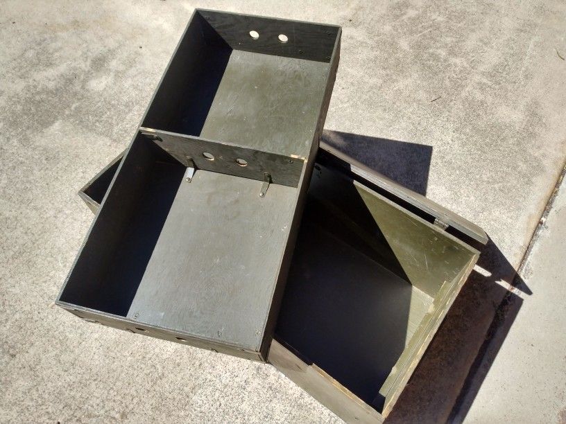Antique Military Footlocker