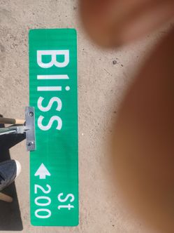 Bliss st sign