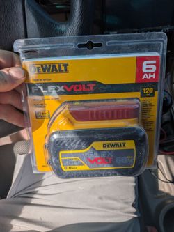 Brand new DeWalt 6 amp hour flex volt battery