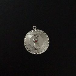 Elco Vintage Maid of Honor 925 silver charm/pendant