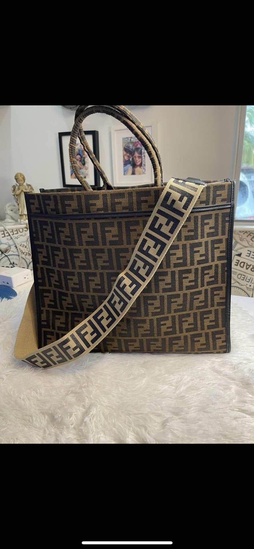 tote Bag Brown And Beige