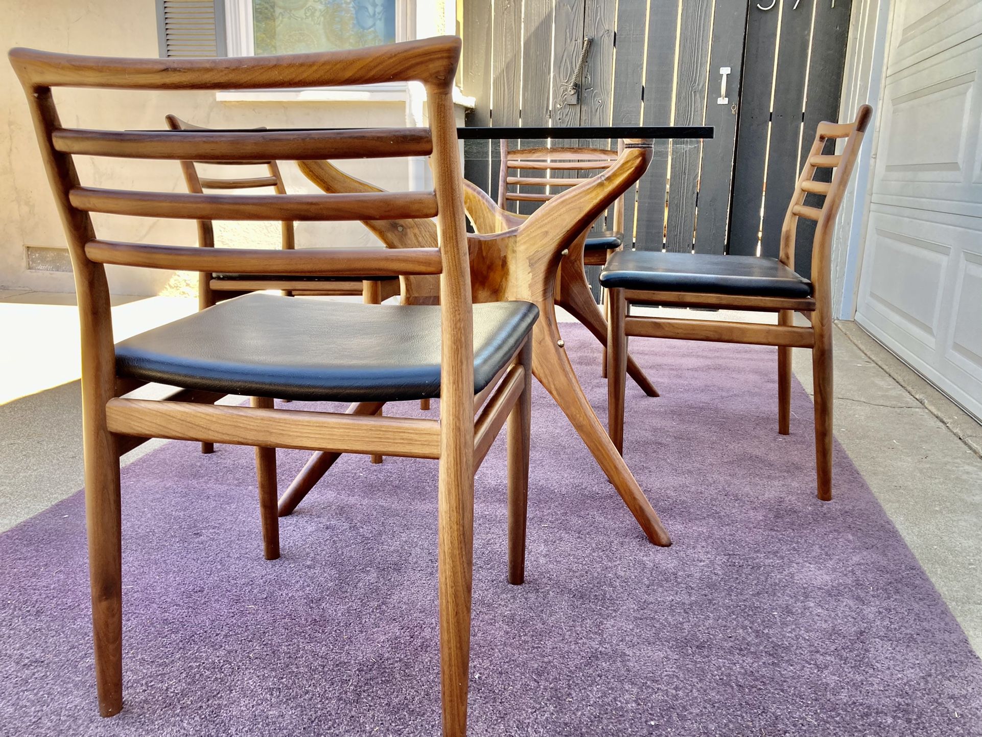 HD Buttercup Midcentury Dining Chairs ONLY
