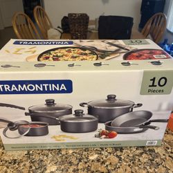 Tramontina 10 Piece Non Stick Cookware Set