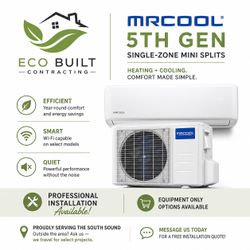 MRCOOL Mini Split AC + Heat | Installation Available