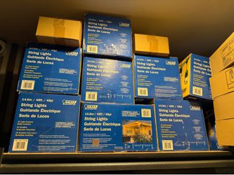 600 ft of market string lights half used half new