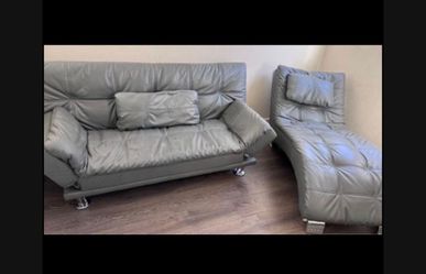 Living Room Leather Sofa